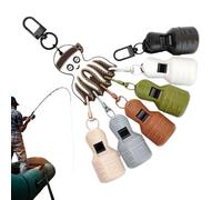 Small Hook Covers, Squid Jig Hook Protector Clip, Cuttlefish Bait Protector Waterproof 6 Pieces for Fishermen Boat Tournament Preparation