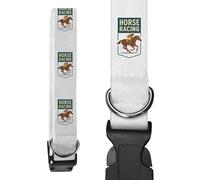 Small 'Horse Racing Motif' Dog Collar (PR00067997)