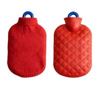 Small Hot Sachets with Knitted Plush Cover for Extra Warmth, Cozy Warmer for Cold Nights, Bed Warmer, Hand Warmer, Winter