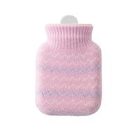 Small Hot Water Bottle 300ml from Durability Silicone with Sleeve Perfectly for Relief Girls Present