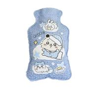 Small Hot Water Bottle - Cute Cartoon Hot Water Pack, Hand Foot Warmer Heating Pad, Cute Hand Foot Warmer with Cartoon Filling, Heating Pad with Soft Plush Cover, Winter Equipment for Children and
