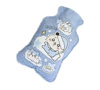 Small Hot Water Bottle, Hot Water Bag - Cartoon Animal Pattern Hot Water Bottle,Portable Water Filled Thermal Pad, Reutil Plush Water Bag