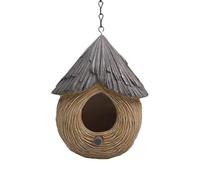 Small House for Birds | Covered Shelter for Hummingbirds on the | Artificial Bird Nesting Area Outdoors, for Outdoors, Garden, Yard, Balcony, Patio, Backyard, and