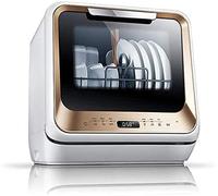 Small house Intelligent Dishwasher, spraying high pressure 3D technology, 72 degree high temperature Dissolve washing, sterilization, drying step, energy saving and Worry