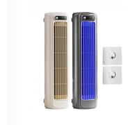 Small household fan, convenient electric fa，Enjoy A Quick, Natural, And Healthy Cool Down, Portable Cooling Fan Quiet With 3 Speeds(Gray+White-Plug-in)