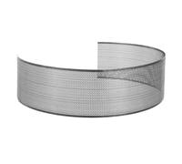 Small Household Grinder Steel Sieve Ring Feed Mixer | 2mm Precision Holes, Silver Replacement Accessory, Uniform Granule Output, Suitable for Poultry Feed and Farm Preparation