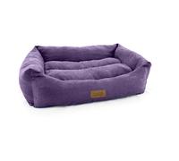 (Small) HugglePets Luxury Pet Lounger - Purple