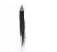 Small Human Hair Pieces Invisible Ultra Men's Forehead Hairpiece Patch Thin PU Skin Toupee for Hair Loss Cover-Up Hairline Fine(3x3x2cm)