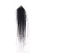 Small Human Hair Pieces Invisible Ultra Men's Forehead Hairpiece Patch Thin PU Skin Toupee for Hair Loss Cover-Up Hairline Fine(3x3x4cm)