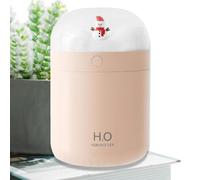 Small Humidifier for Desk Christmas Snowman Misting Machine | Small Holiday Humidifier for Party Gathering Home Bedroom Living Room Apartment Dormitory Centerpiece Bookshelf