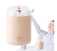 Small Humidifier for Desk Snowman Christmas Tabletop Air Misting | Tabletop Festival Humidifier for Home Office Bedroom Living Room Apartment Dormitory Centerpiece Bookshelf Party Gathering