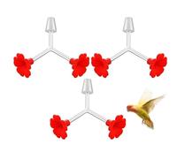 Small Hummingbird Feeder - Compact Anti Leak Bird Dispenser Set, Weather Resistant Wild Feeding Station, Easy Clean Hanging Feeders | Outdoor Wildlife Viewing, Home Garden Decoration