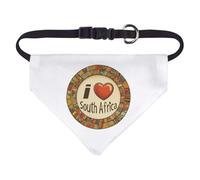 Small 'I Love South Africa with Heart' Dog/Cat/Pet Bandana (PD00062393)
