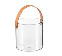 Small ICE Bucket Clear Wine Bucket Modern Versatile Flower Bucket Handle Practical Shape Party Decoration