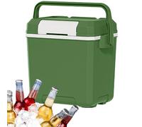 Small Ice Chest, Leakproof Versatile Hard Scale Cooler, Versatile Sturdy Organizer for Camping Travel Picnic BBQs, Thickened Insulation Layer