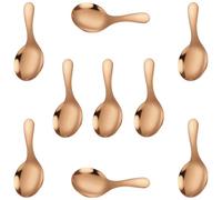 Small Ice Creams Scoops 304 Nonrust Steel 1 Piece Construction Smooth Finishes for Camping Gift Miniature Nonrust Steel Spoons