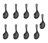 Small Ice Creams Scoops 304 Nonrust Steel 1 Piece Construction Smooth Finishes for Camping Gift Miniature Nonrust Steel Spoons