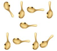 Small Ice Creams Scoops 304 Nonrust Steel 1 Piece Construction Smooth Finishes for Camping Gift Miniature Nonrust Steel Spoons
