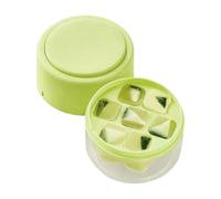 Small Ice Cube Tray - Easy Release Food Grade PP Press Type Silicone Bottom Mould Small Refrigerator Compact Freezer Storage Box With Lid | Mini