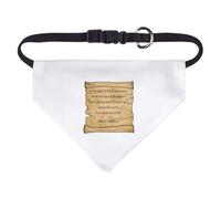 Small 'In That Book Which Is My Memory' Dog/Cat/Pet Bandana (PD00062395)