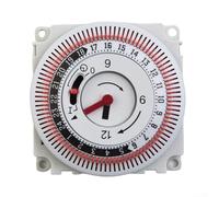 Small Industrial Timer Mechanical 24 Hours Timer Device Panel Switch Protection for Lights and Household Appliances