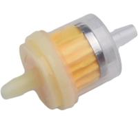 Small Inline Fuel Filter Twin Pack - Universal, Easily Integratable Magnetic 6mm Fuel Filter Essential Part of Your For Motorcycle or For ATV Maintenance Routine