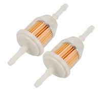 Small Inline Fuel Filter Twin Pack - Universal for 6mm & 8mm Fuel Lines, Suitable for Cars, Quad Bike, Motorcycle, Lawnmowers, Generators, Forklifts & More.small fuel filter for motorcycle
