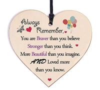 Small Inspirational Gifts For Women - Unusual Spiritual Keepsake For Her Under 5 Pounds Braver Presents For Mum, Sister, Daughter 21st 40th Birthday Womans Gifts Clearance For Friends Female