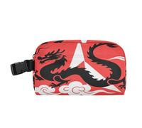 Small Insulated Bag Convenient Cooler Tote Box Keeps Food Warm Reusable Tote Bag for Kindergarten Animal Dragon Black Red lonchera para mantener la comida Caliente