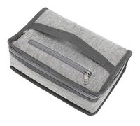 Small Insulated Lunch Box Portable Soft Bag Mini Cooler Thermal Meal Tote Kit with Handle for Work & School by FlowFly (Heather Grey)