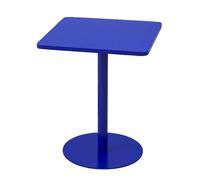 Small Iron Square Side Table for Outdoor Use, Compact Coffee Bar Table for Small Spaces, Easy Assembly Cocktail Bistro Table for Living Room