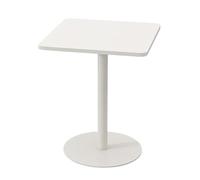 Small Iron Square Side Table for Outdoor Use, Compact Coffee Bar Table for Small Spaces, Easy Assembly Cocktail Bistro Table for Living Room