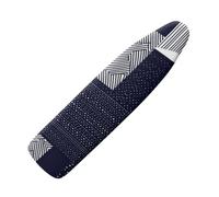 Small Ironing Board Cover Deep Blue White Pattern Elasticated Ironing Board Covers Edge Thick Padded Heat Resistant Polyester Fiber For Home Laundry