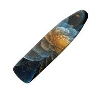 Small Ironing Board Cover Pink White Heart-Shaped Pattern Elasticated Ironing Board Covers Edge Thick Padded Heat Resistant Polyester Fiber For Home Laundry