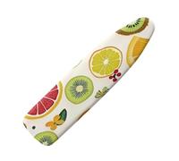 Small Ironing Board Cover Yellow Green Fruits Elasticated Ironing Board Covers Edge Thick Padded Heat Resistant Polyester Fiber For Home Laundry