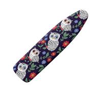 Small Ironing Board Covers 90 x 30 Animal White Bungee Elasticated with Padding, Resists Scorching and Easy Fit Mini & Portable Ironing Boards Cover