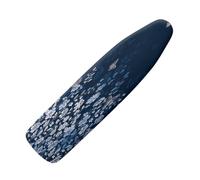 Small Ironing Board Covers 90 x 30 Ink Blue White Bungee Elasticated with Padding, Resists Scorching and Easy Fit Mini & Portable Ironing Boards Cover