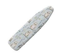 Small Ironing Board Covers 90 x 30 Plant Yellow Bungee Elasticated with Padding, Resists Scorching and Easy Fit Mini & Portable Ironing Boards Cover