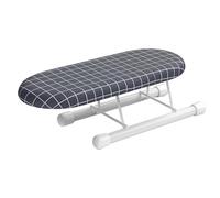 Small Ironing Board - Folding Board with Non-Slip Feet, Sturdy Surface and Heat Resistant Cover | Sewing at Home, Craft Room, Ironing in the Dorm