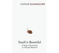 Small Is Beautiful: a Study of Economics As if People M - NEW E F Schumacher 19