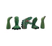 Small Items for Girls 5 Pieces/Set Cute Animal Finger Hand Novelty Decoration Gift for Children's Birthday Party Cosplay Small Attention Easter (Green, One Size)