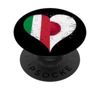 Small Japan Italy Flag for Italian Japanese Rugby Fan Pride PopSockets Adhesive PopGrip
