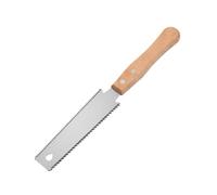 Small Japanese Hand Saw, Double Edged Portable Precision Fine Tooth Woodworking Hand Saw with Non-Slip Wooden Handle for Fine Cutting Wood Carpentry DIY Projects Trimming Pruning and Garden