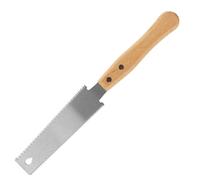 Small Japanese Hand Saw for Fine Cutting Wood, Double Edged Pull Blade 14/17 TPI, SK5 Wood Cutter with Beech Handle, Japanese Saws for Woodworking, Precision Wooden Cutter Tool for Carpentry and DIY