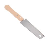 Small Japanese Woodworking Hand Saw with Non Slip Basswood Wooden Handle,Sk5 Steel Double Edge Woodworking Saw for DIY Woodworking and Tree Pruning