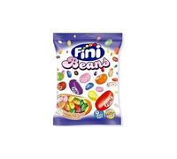 Small Jelly Beans Sweets FINI 1kg Bag - Colourful Fruit Flavoured Chewy Candy - Large Sharing Pack