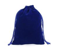 Small Jewelry Bags 200Pcs/Lot 7x9cm Drawstring Velvet Bags Sachet Pouches Jewelry Gift Display Packing blosa Can Customized for Gifts(Royal blue)