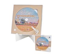 Small Jigsaw Puzzles for Adults, 144 Pieces CD-Sized Mini puzzle with Display Stand, 1-Hour Relaxing, Desk Decor for Office and Home, Unique Stress Relief Gift (Kintsugi Mosaic)