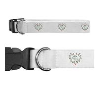 Small 'Joyeux Noel Heart' Dog Collar (PR00059339)