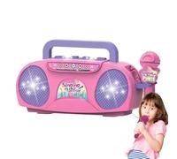 Small Karaoke Machine Portable Speaker, Colorful Lighting Effect | Handheld Colorful Lights Music Singing Machine for Kids Adults Party Stage Dancing Show Magic Indoor Outdoor Travel Fun